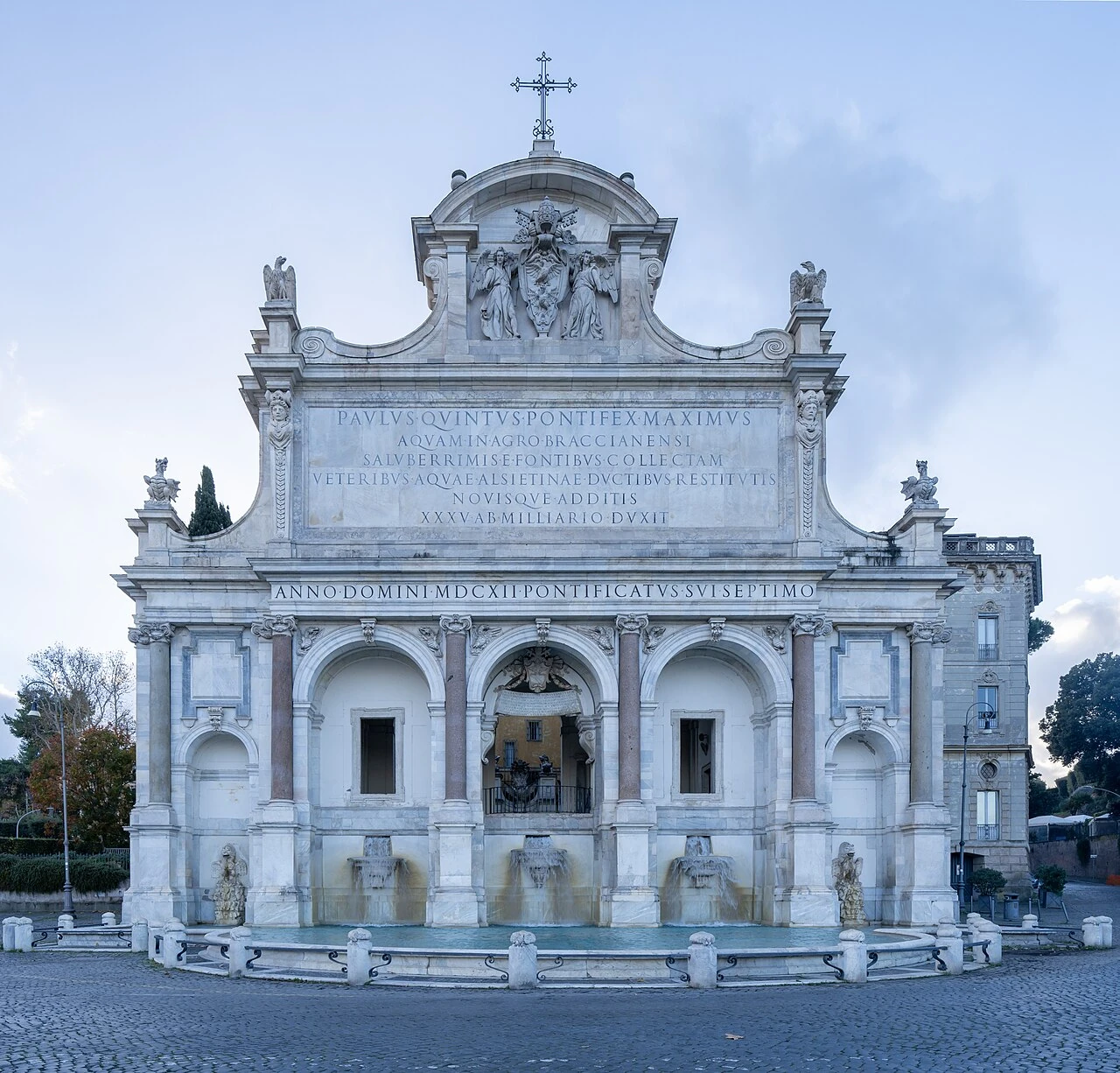 Gianicolo Hill & Fontana dell'Acqua Paola